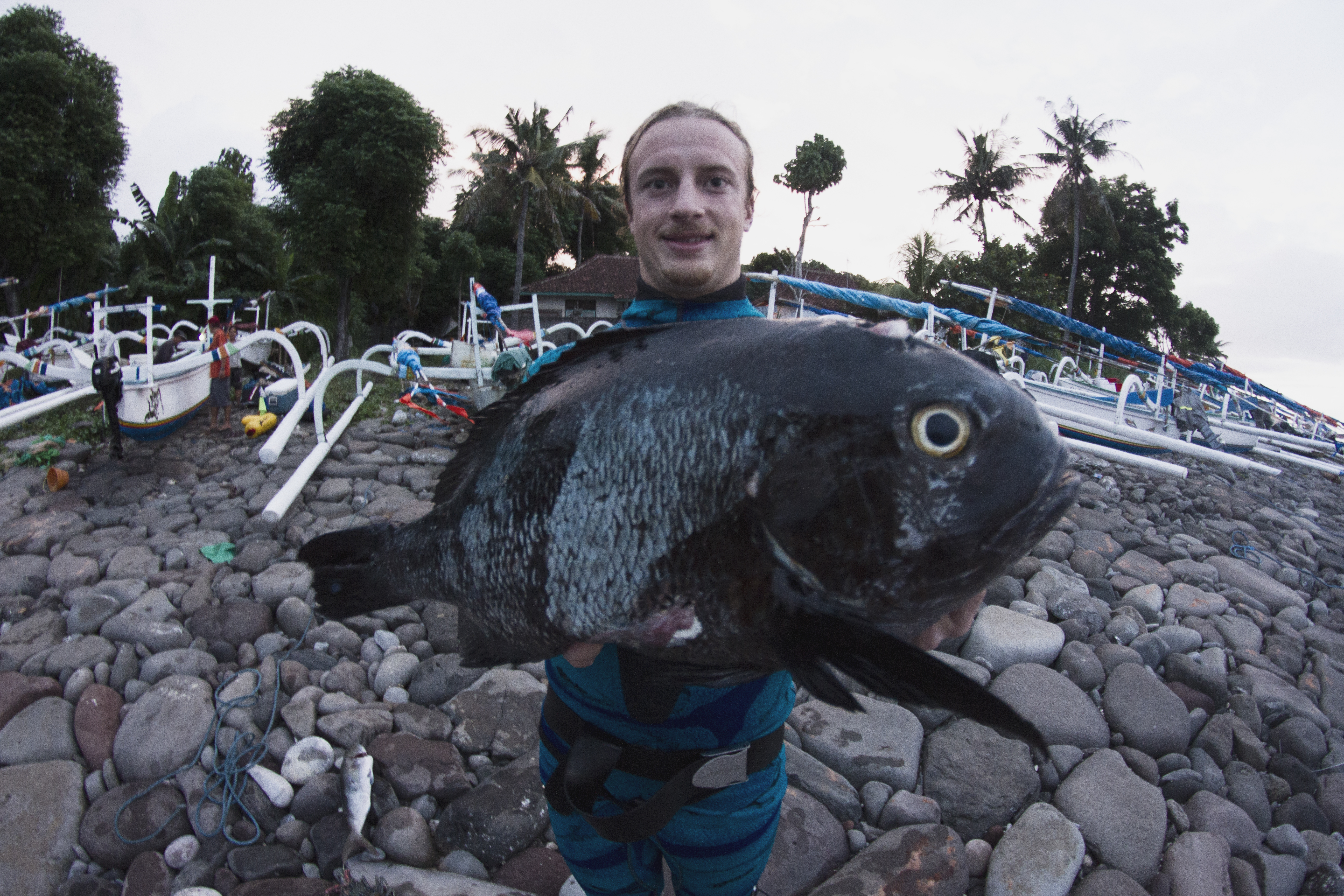 Bali Spearfishing Midnight snapper world record