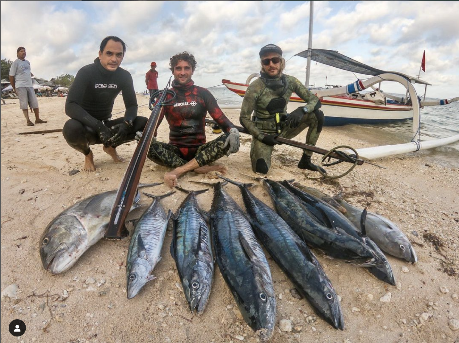 Spearfishing Bali Spanish Mackerel