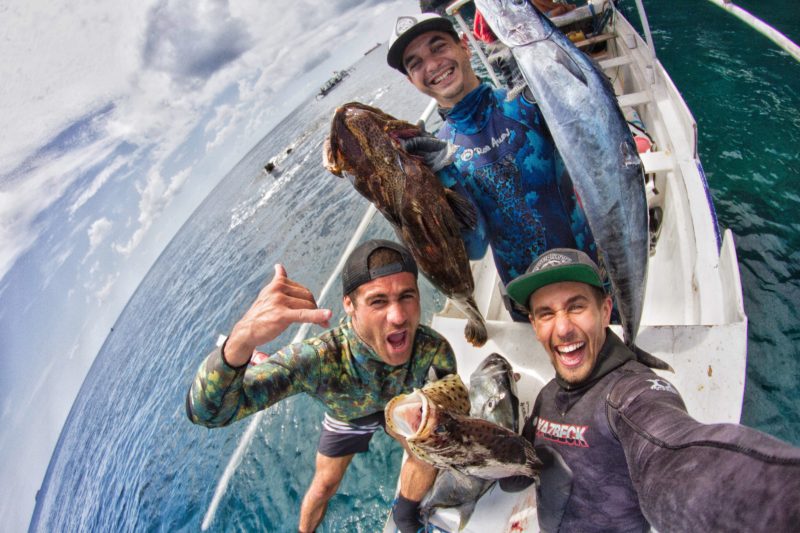 Bali Spearfishing, Wahoo, Flowery cod, Baramundi cod, Giant trevally